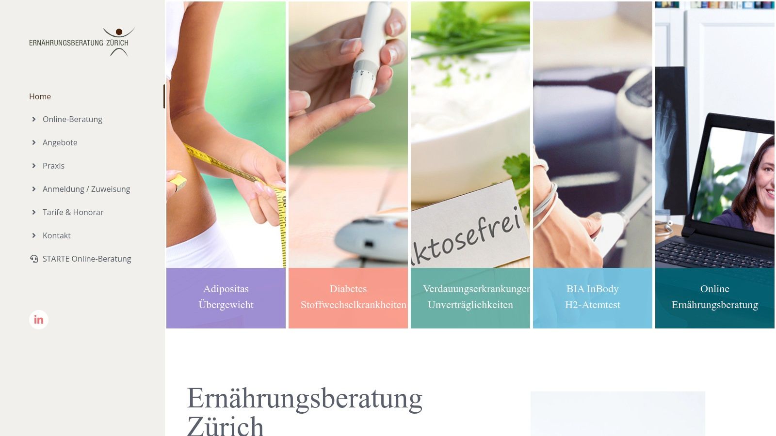 ERB Zürich – Daniela Schneider, Dipl. Ernährungsberaterin FH/HF SVDE