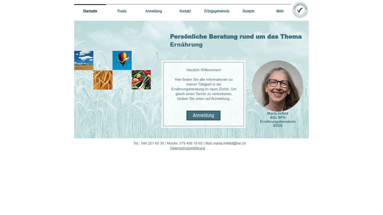 Maria Imfeld, BSc BFH – Ernährungsberaterin SVDE