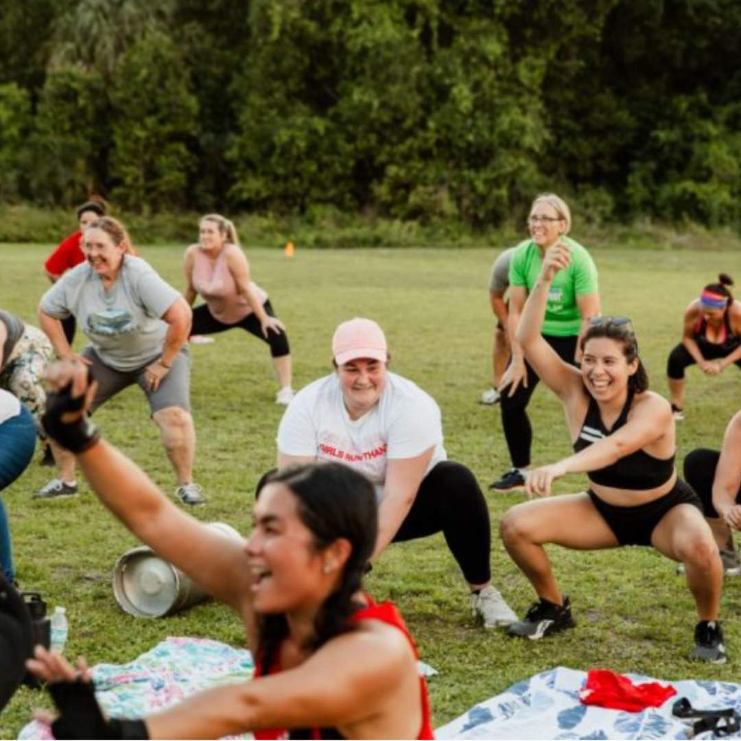 Event corporate actif avec yoga fitness Pilates