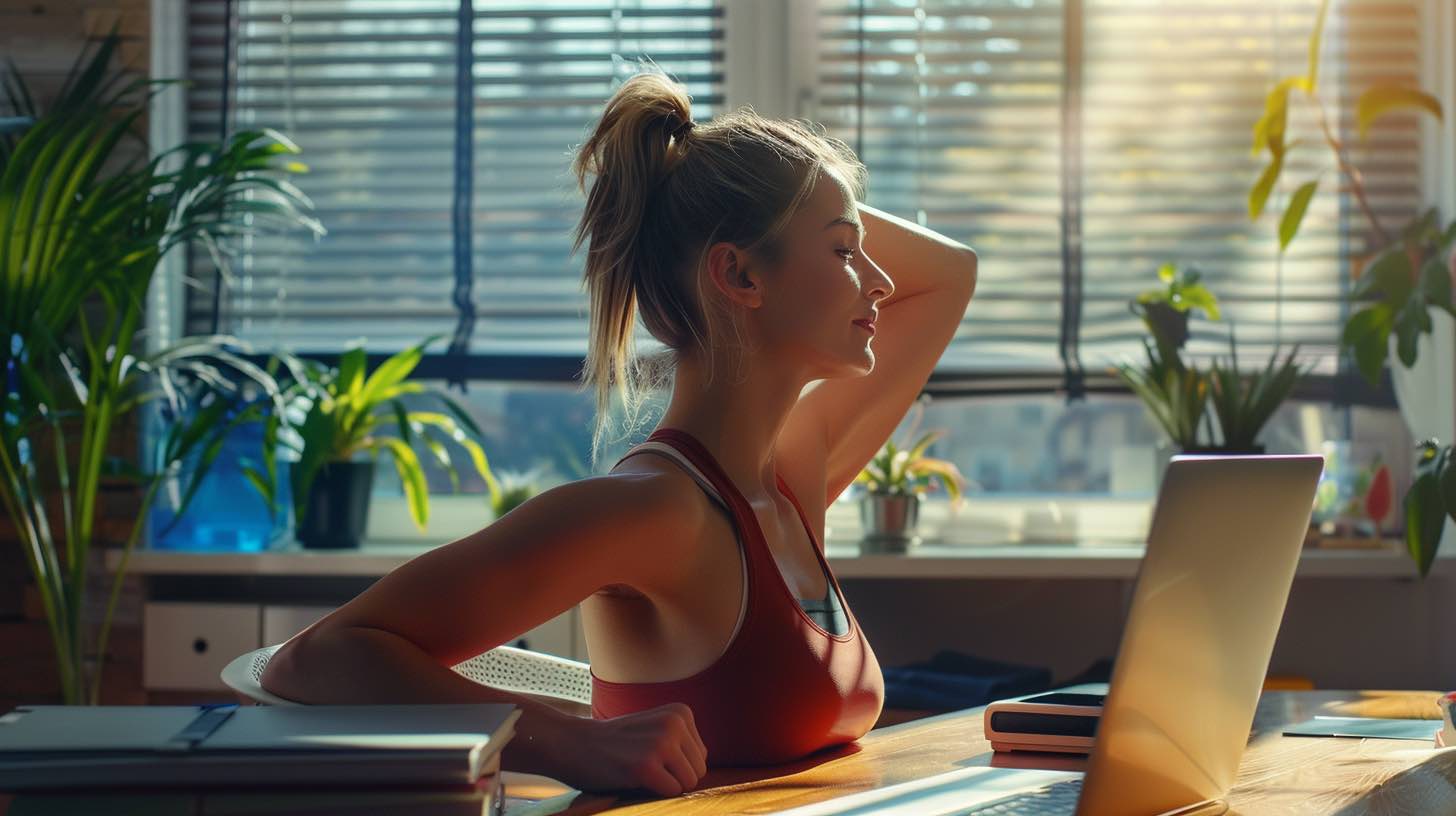 workout im büro übungen