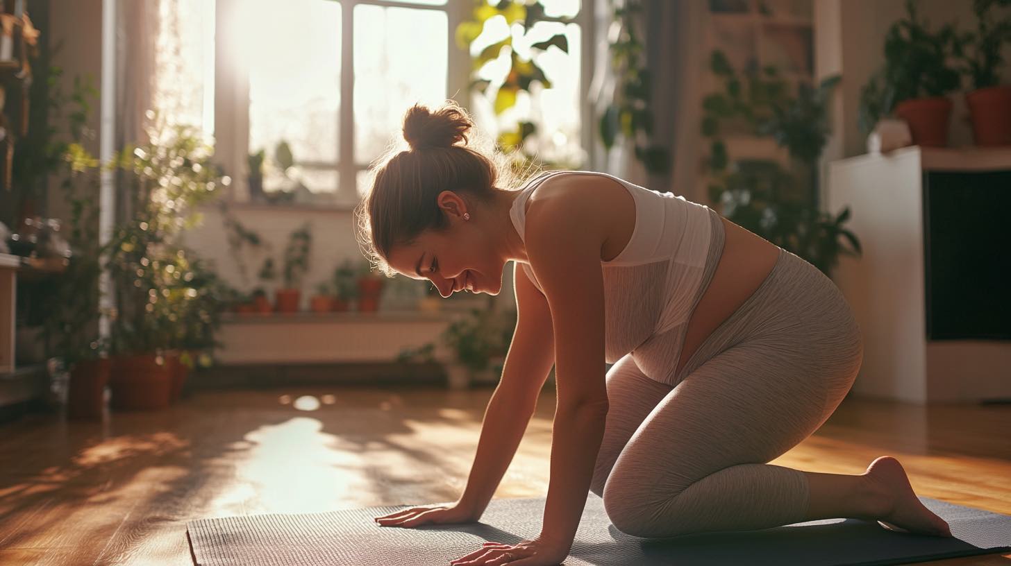 schwangerschaftsyoga downward dog