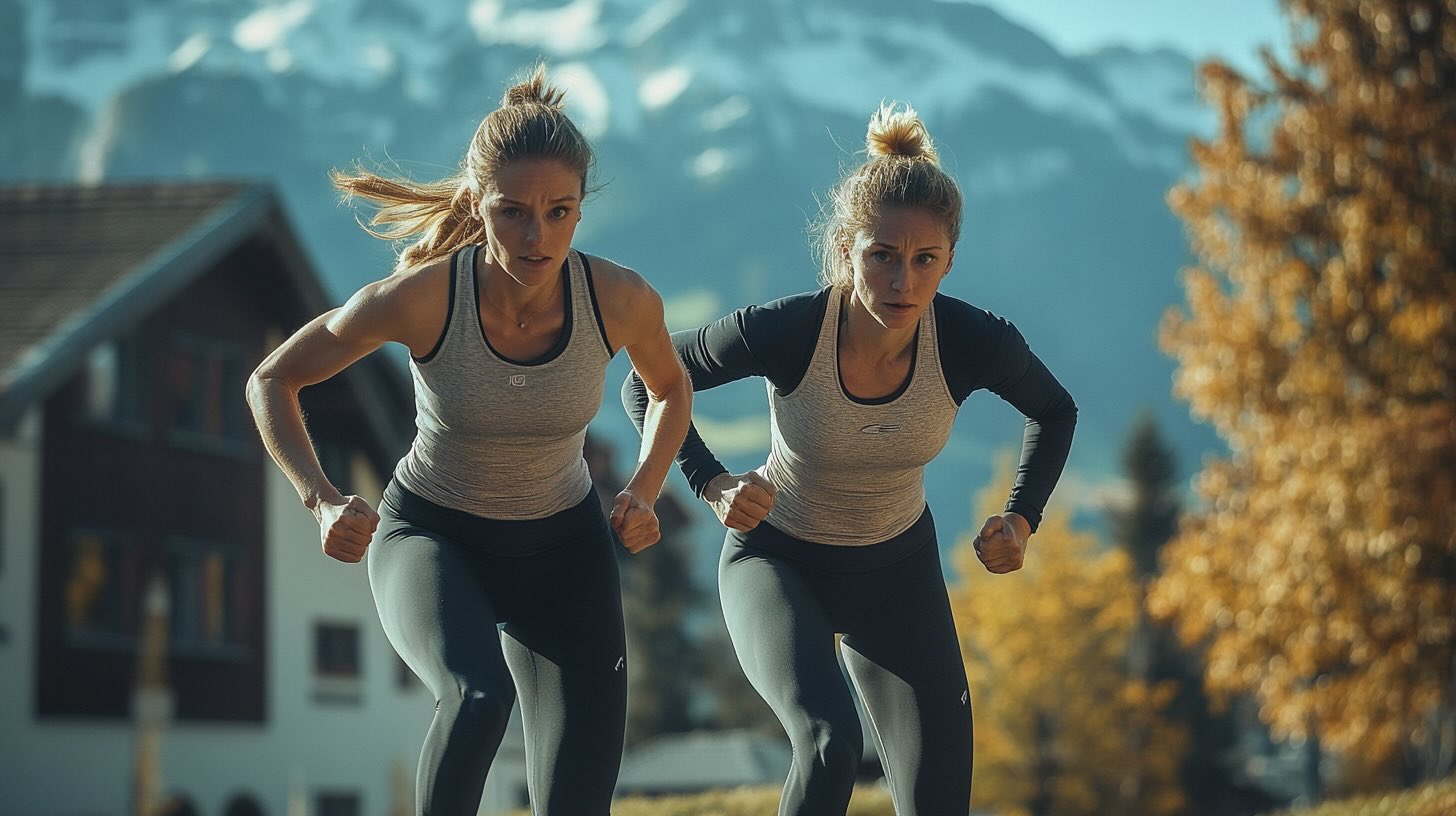 ganzkörper training eigengewicht frauen berge schweiz